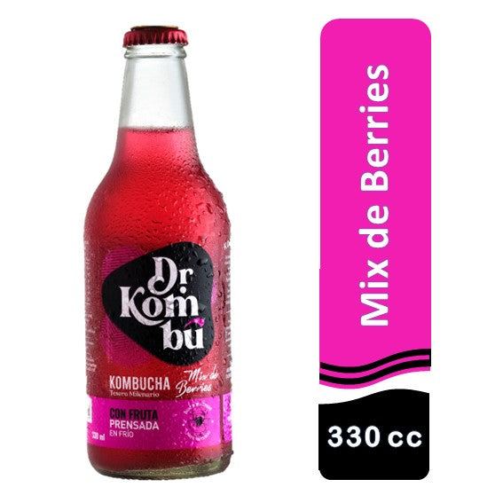 Kombucha de Mix de Berries. 330cc