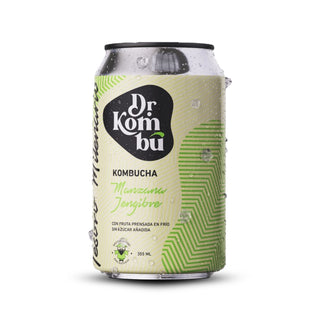 Kombucha sabor Original - Té Verde + Té Negro + Té Jazmín. 12 Latas 355cc