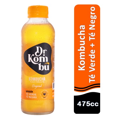 Kombucha Original Té Verde+Té Negro. 475cc