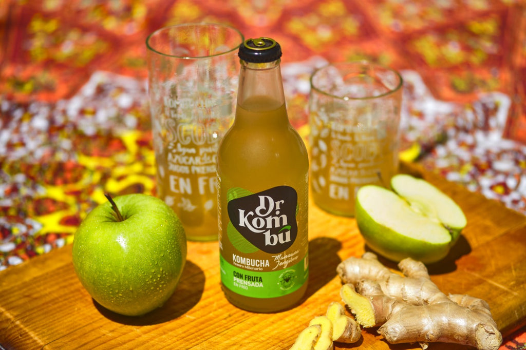 Kombucha de Manzana + Jengibre. 330cc