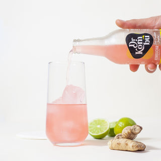 Kombucha Lima Frambuesa Jengibre. 330cc