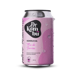 Kombucha sabor Original - Té Verde + Té Negro + Té Jazmín. 12 Latas 355cc